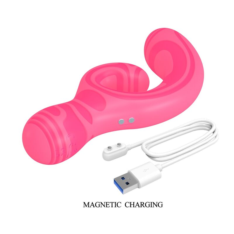 Vibromasseur Double Embout Verity Rechargeable USB - Pretty Love