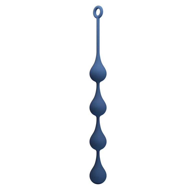 Perles Anales Silicone Bleu XL 52,5 cm - MR Play