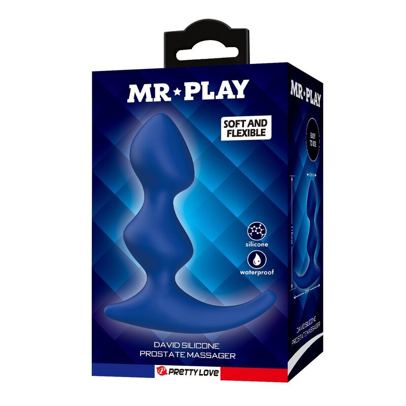 Plug Anal Ergonomique Bleu - MR Play