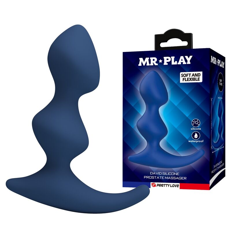 Plug Anal Ergonomique Bleu - MR Play