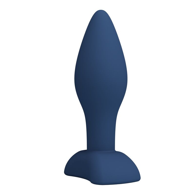 Plug Anal Conique Silicone Bleu Taille M - MR PLAY