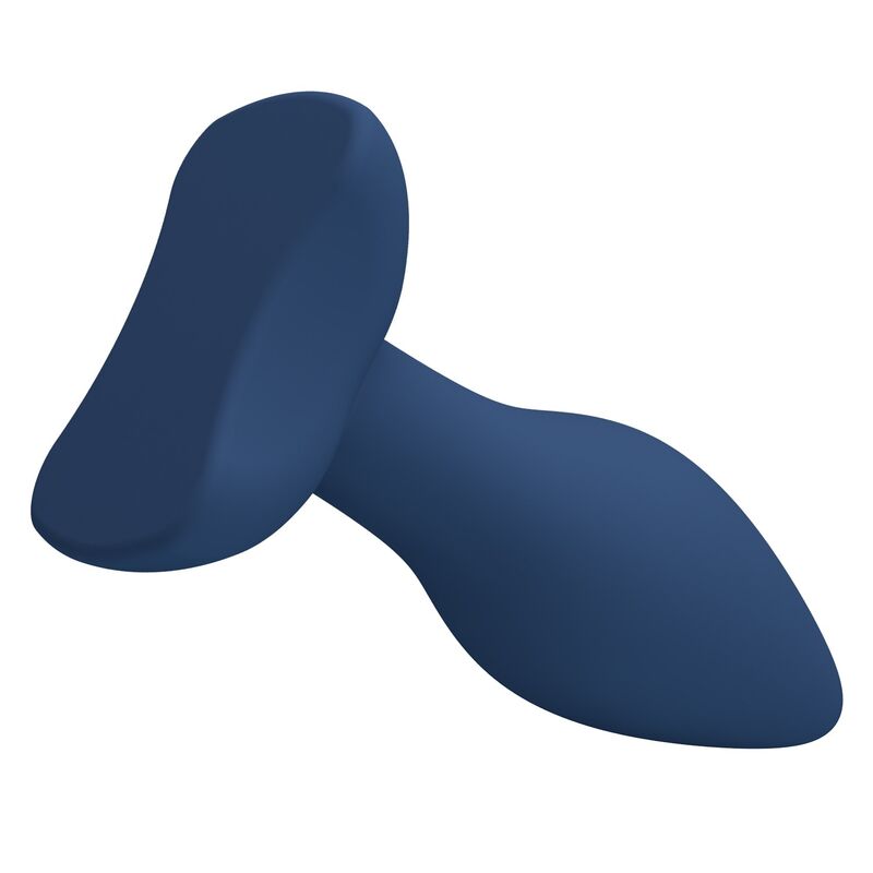 Plug Anal Conique Silicone Bleu Taille M - MR PLAY