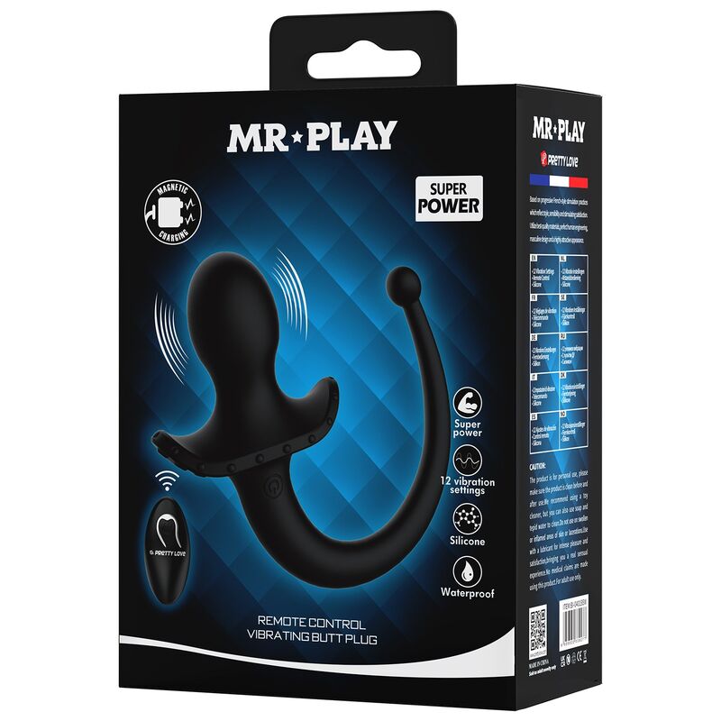 Vibrateur Anal et Périnéal avec Télécommande Sans Fil - MR PLAY