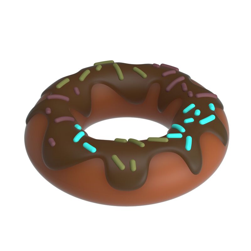 Anneau Pénis Super Donut Marron - Pretty Love