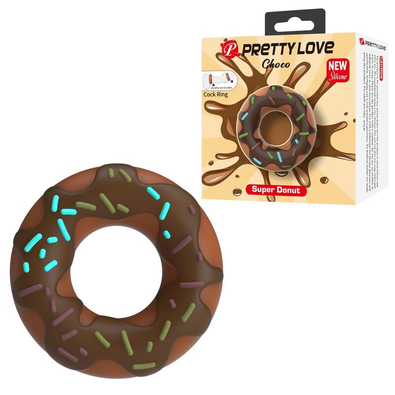Anneau Pénis Super Donut Marron - Pretty Love