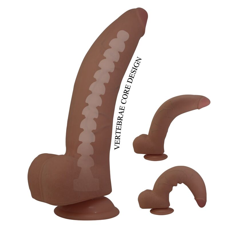 Gode Réaliste Flexible Cuthbert 20 cm TPE - Pretty Love