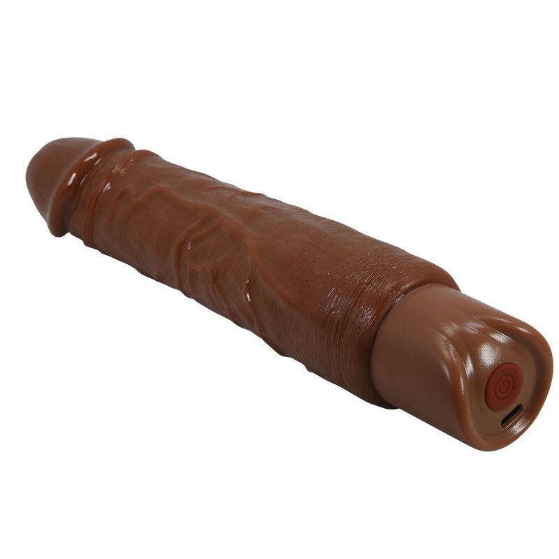 Vibromasseur Réaliste Duke 23,5 cm Marron - Pretty Love