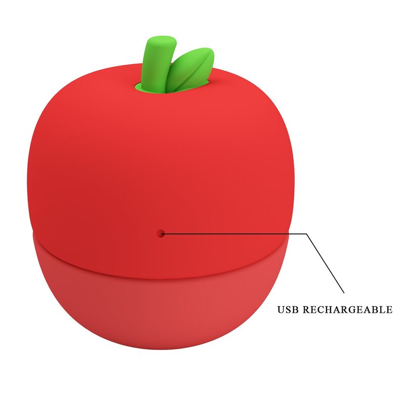 Stimulateur Clitoridien Effet Langue Rouge Rechargeable - Pretty Love