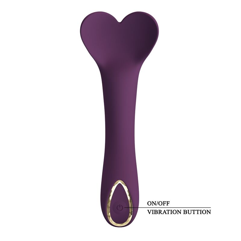 Vibromasseur Rechargeable Kenyell 10 Fonctions Violet - Pretty Love