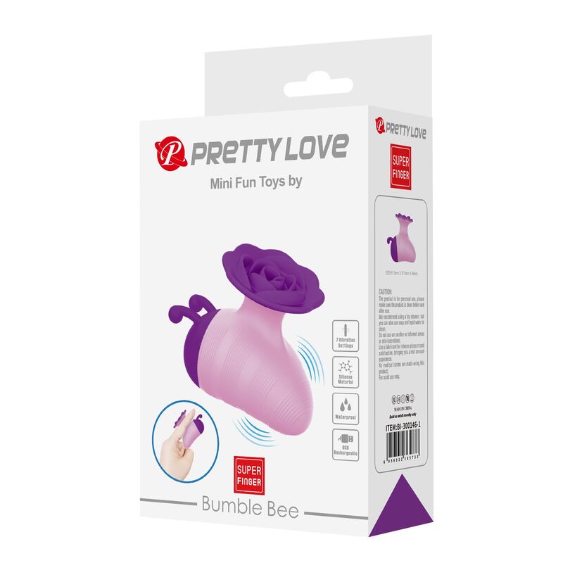 Stimulateur Clitoridien Little Bee 7 Modes Rechargeable - Pretty Love