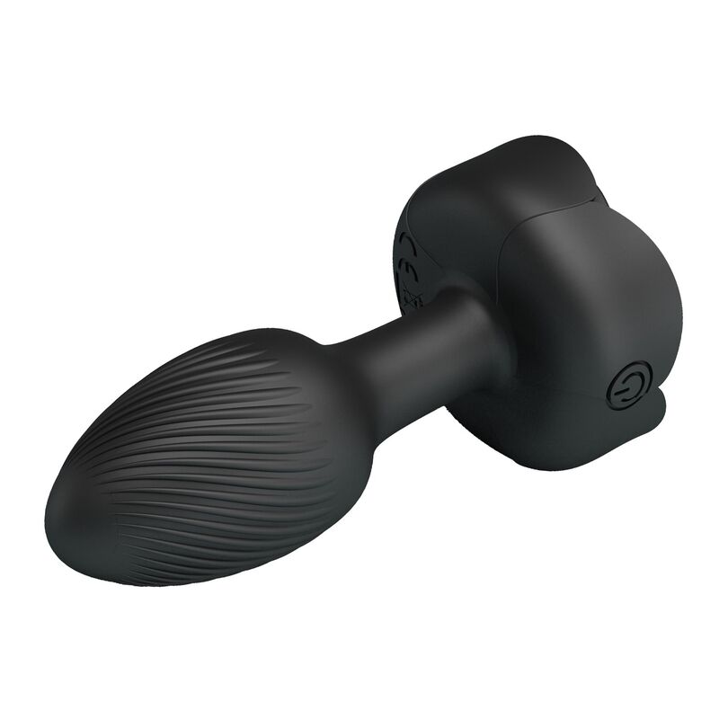 Plug Anal Vibrant 10 Modes Rechargeable Noir - Pretty Love