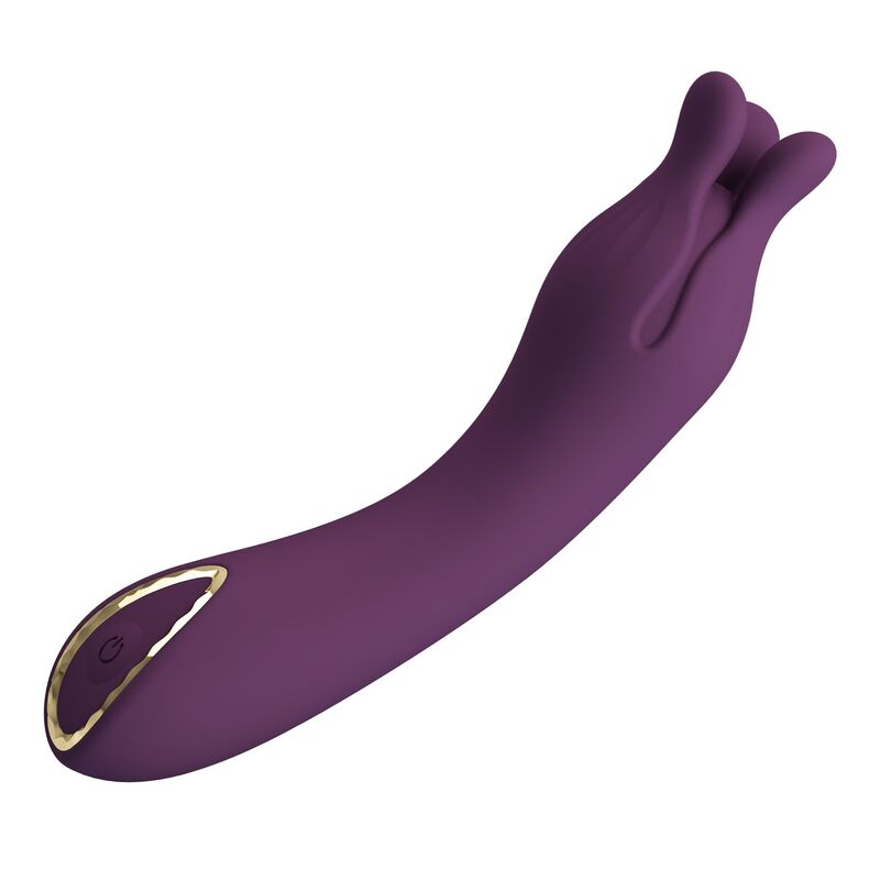 Vibromasseur Rechargeable Lunao 10 Fonctions Violet - Pretty Love