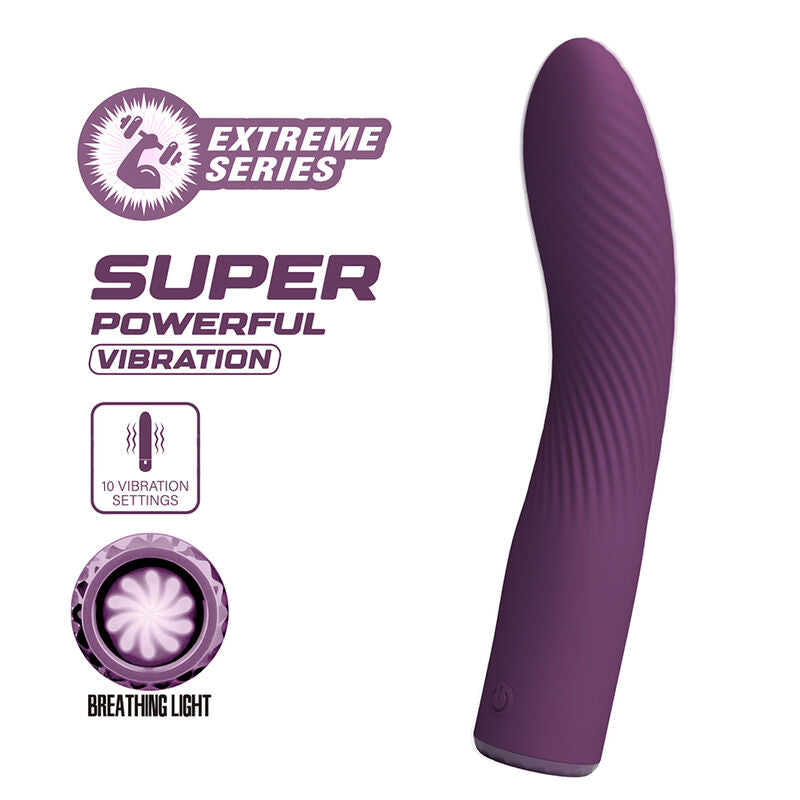 Vibromasseur Rechargeable Kissell 10 Fonctions Violet - Pretty Love
