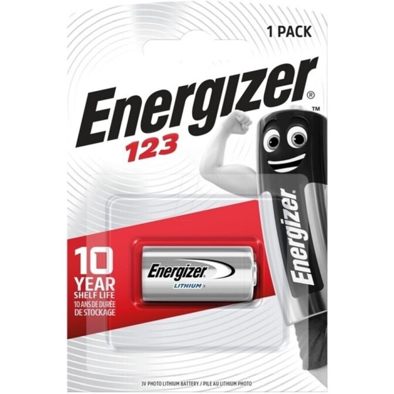 Pile Lithium CR123 3V Blister 1 unité - Energizer