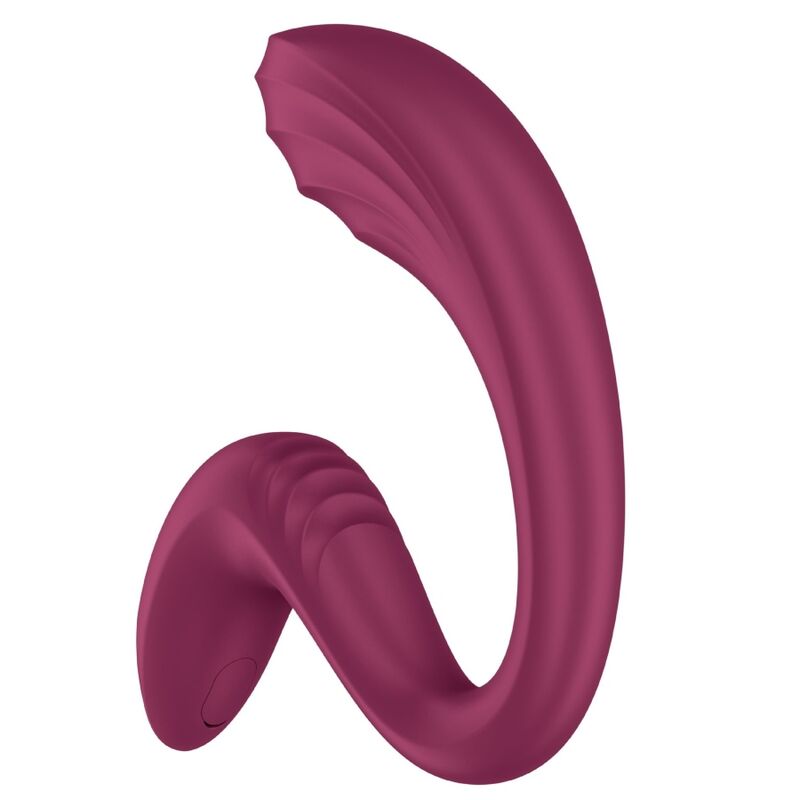 Vibromasseur Double Stimulation G For Goddess 3 Bordeaux - Satisfyer