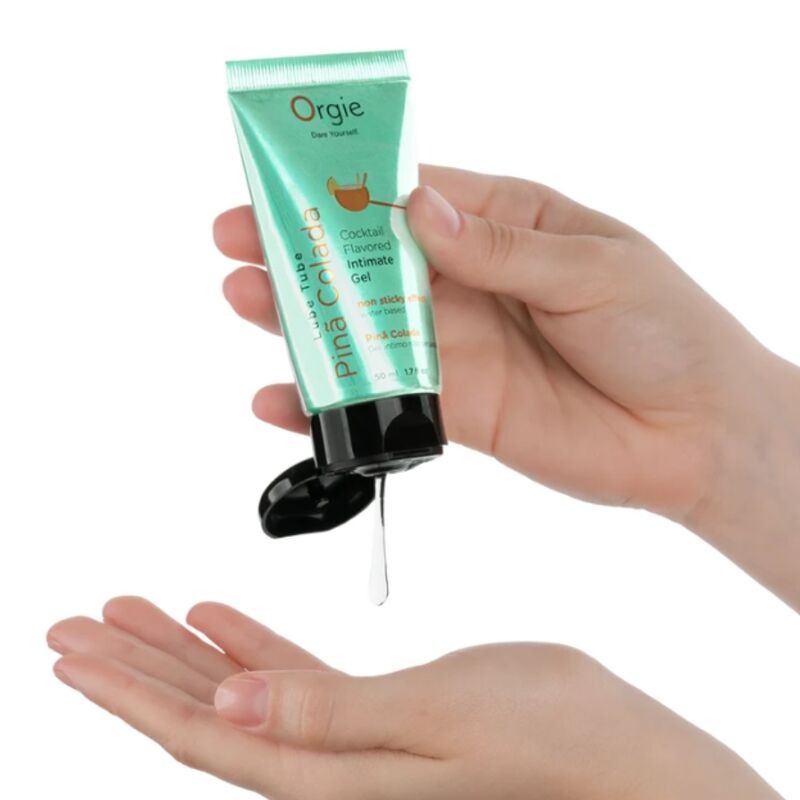 ORGIE - TUBE DE LUBRIFIANT COCKTAIL PIÑA COLADA GEL INTIME À BASE DE EAU 50 ML