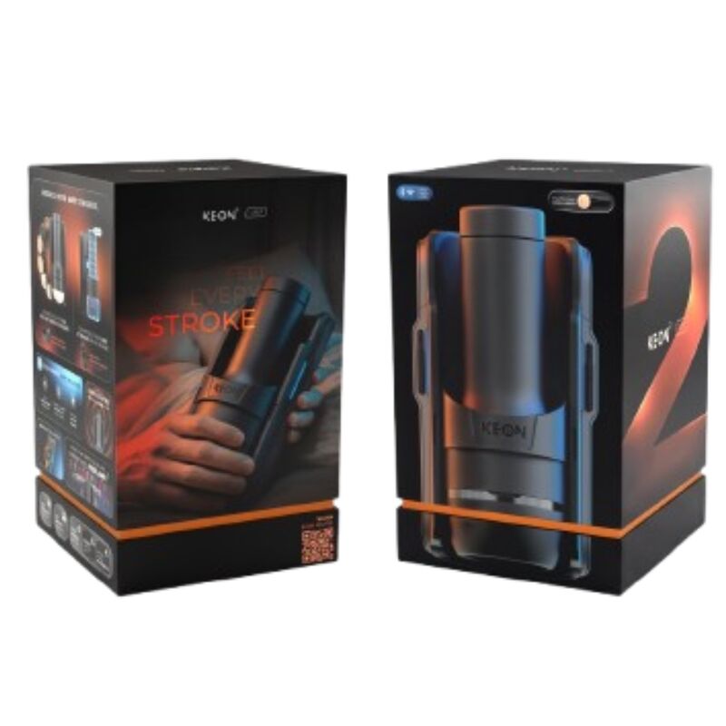 Masturbateur Automatique Keon 2 Combo Feel Stroker Noir/Bleu - Kiiroo