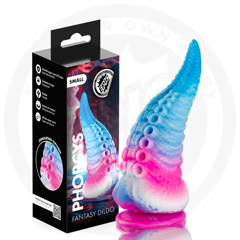 Gode Tentacules Phorcys Silicone Bleu Petite Taille - Epic