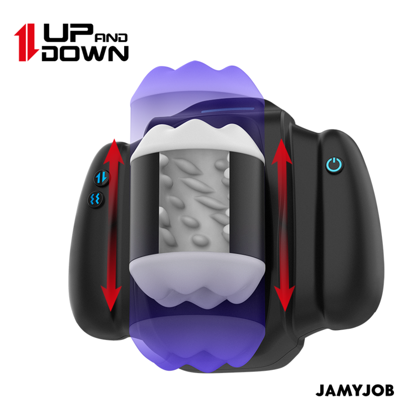Masturbateur Automatique Play-R Vibration Support Téléphone Noir - Jamyjob
