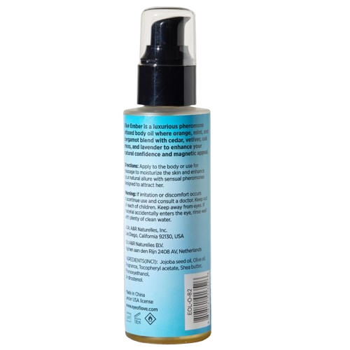 Huile Corporelle Phéromones Bloom Blue Ember 120 ml - Eye of Love