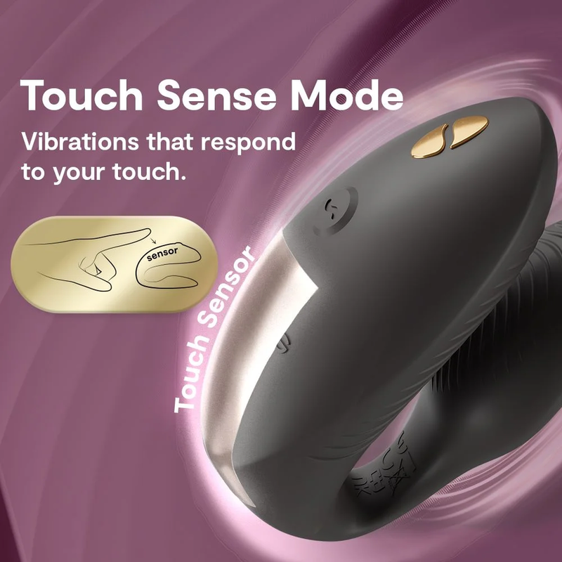 We-Vibe Chorus Pro Vibromasseur Couple Télécommandé Noir Satiné Premium