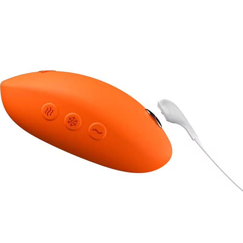 WE-VIBE - VIBRATEUR CHAUFFANT ET REFROIDISSANT À TEMPÉRATURE MANDARINE