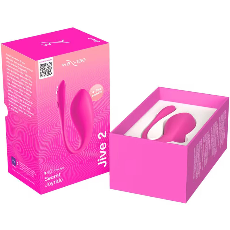 WE-VIBE - JIVE 2 VIBRATEUR ŒUF PORTABLE ROSE ÉLECTRIQUE