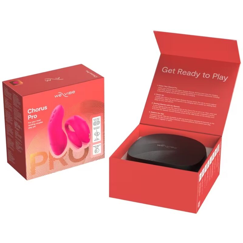 WE-VIBE - VIBRATEUR CHORUS PRO PREMIUM POUR COUPLES ROSE ÉLECTRIQUE
