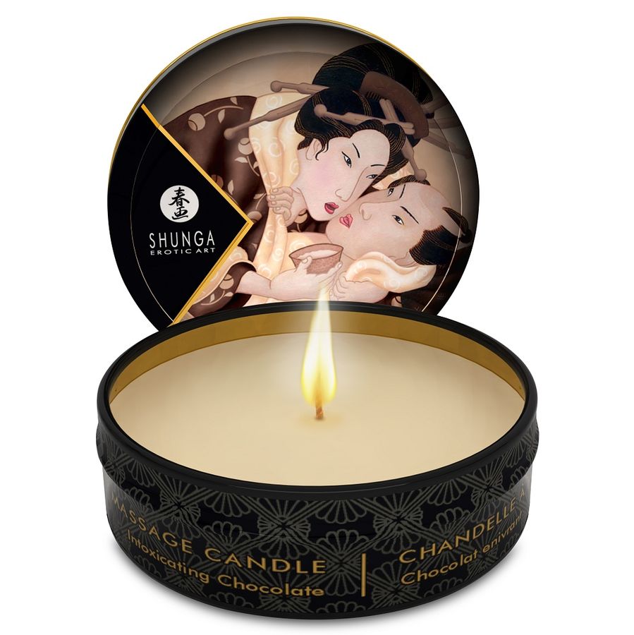 Présentoir Bougies de Massage Mini Caresse 24 Unités - Shunga - SHUNGA CANDLES
