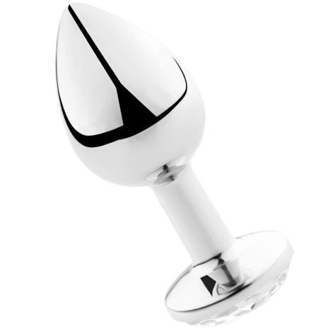 Secret Play – Plug Anal en aluminium transparent – 8 cm