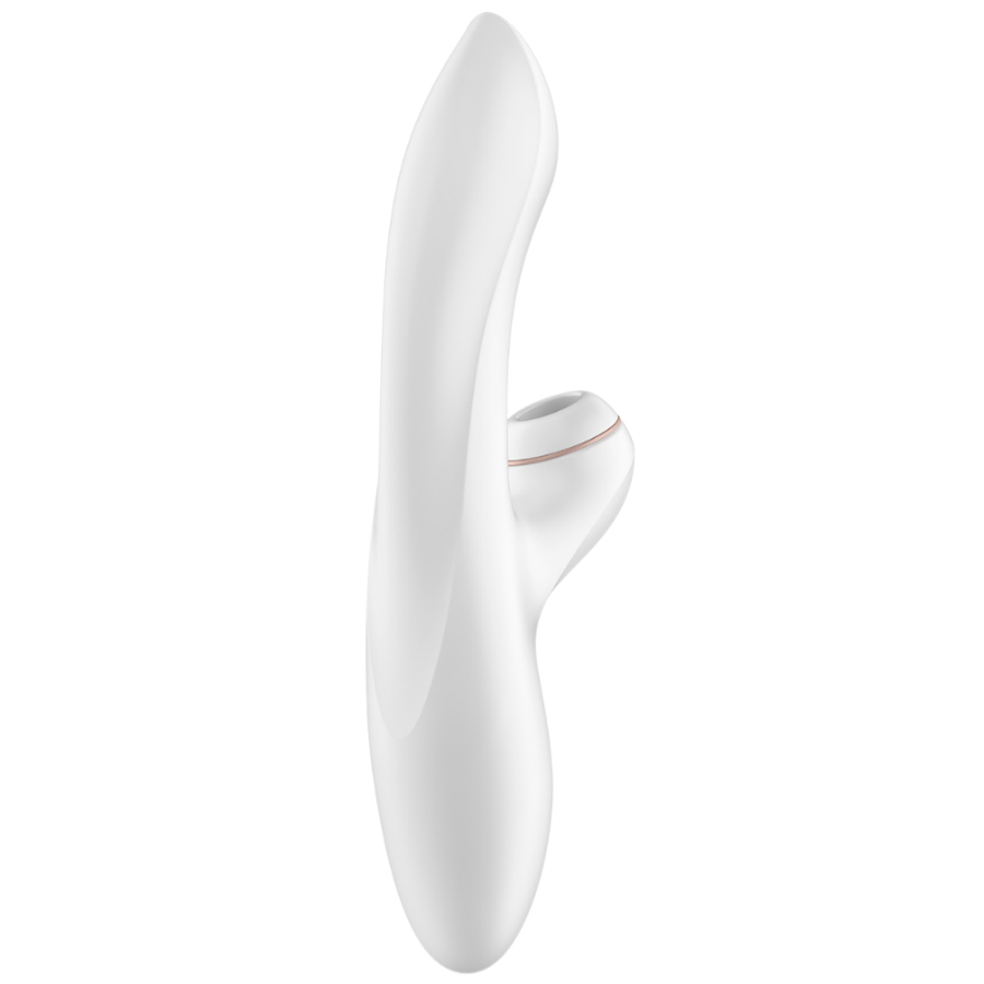 Stimulateur Clitoris & Point G Pro G-Spot Rabbit Blanc - Satisfyer