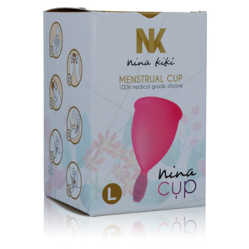 Nina kikí Coupe menstruelle rose Taille L