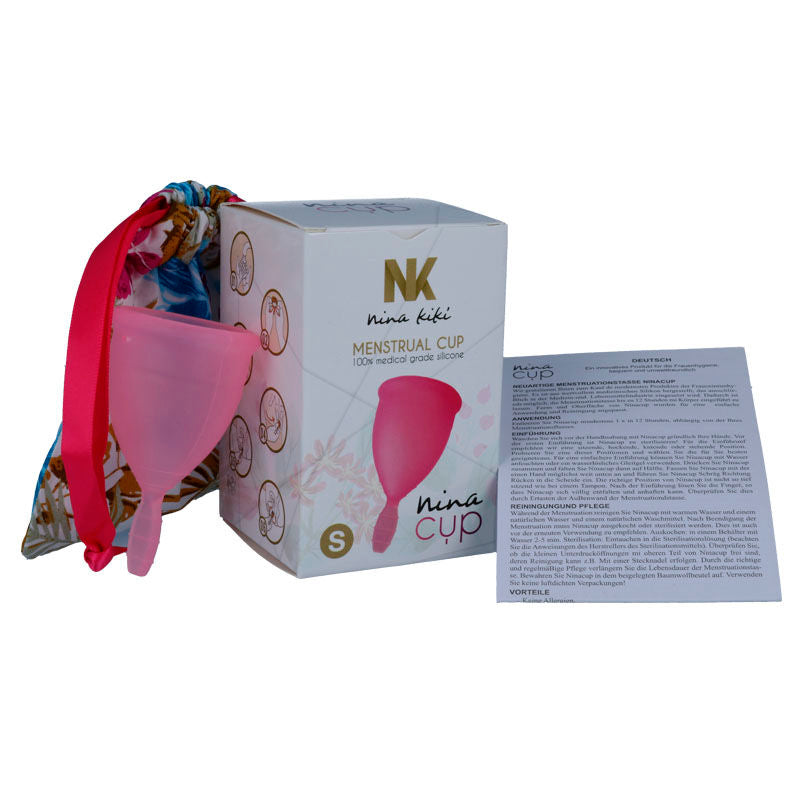 Nina kikí Coupe menstruelle rose Taille S