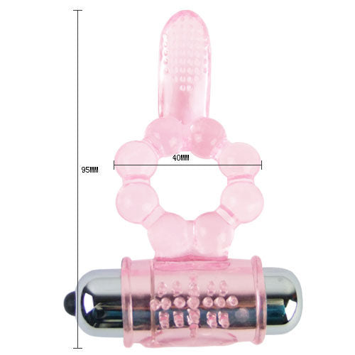 Baile - Anneau Pénien Vibrant en silicone