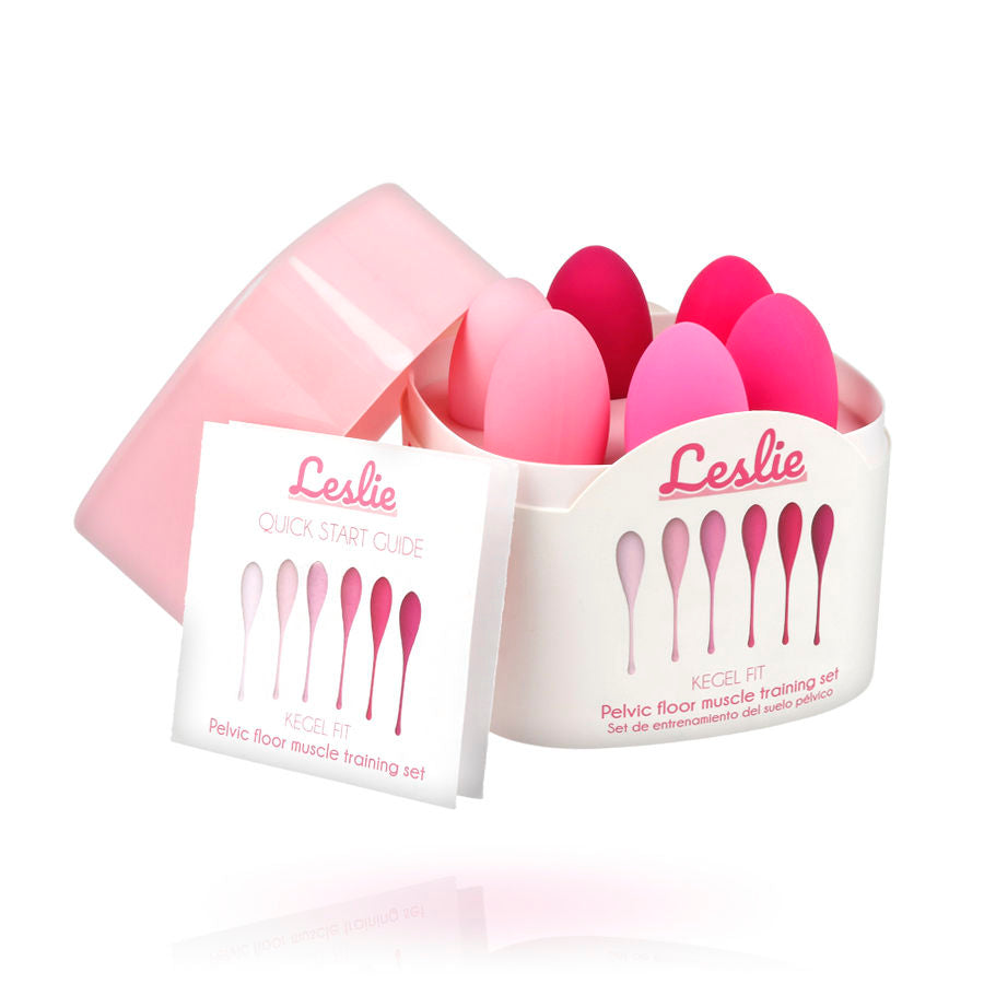 Leslie – Kit d’Entraînement de 6 Pièces pour Muscler le Plancher Pelvien