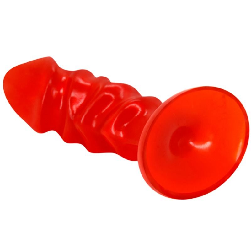 Baile - Plug Anal souple avec Ventouse - Rouge