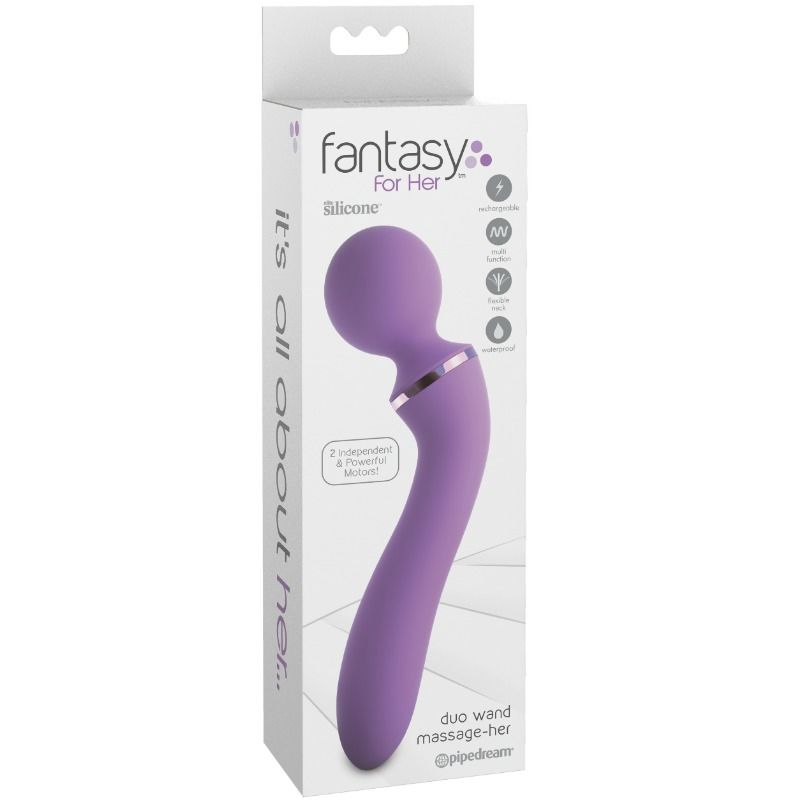 Duo Wand Masseur Double Moteur Rechargeable - Pipedream