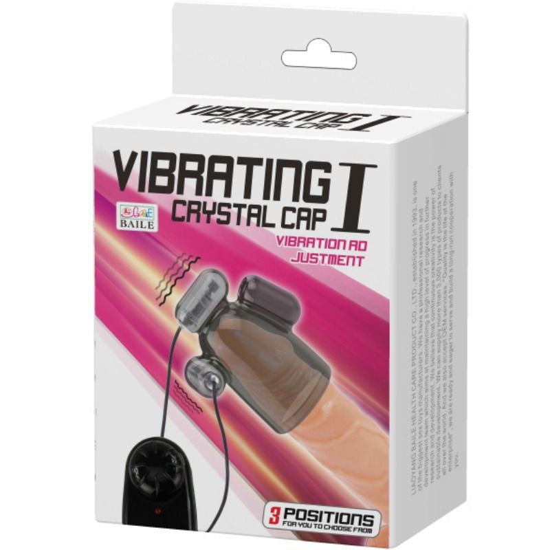 Baile - Couvercle Vibrant pour Stimulation Gland - Cristal 1