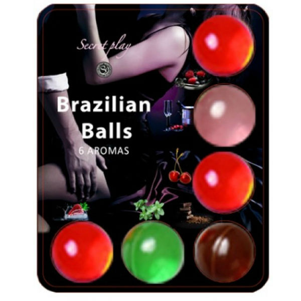 Secret Play - Boules de Massage 6 Parfums Brazilian Balls x6