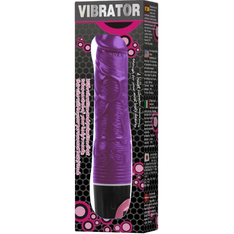 Baile - Vibromasseur Réaliste ’Vibrator’ Violet - 24 cm