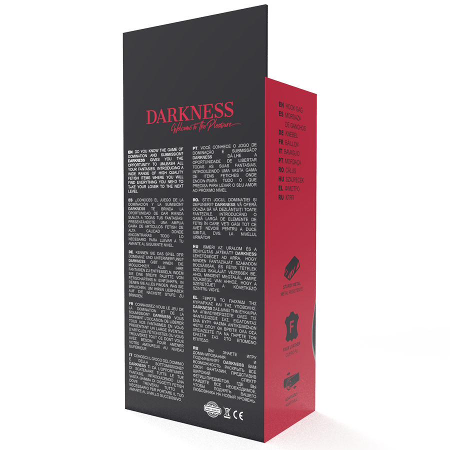 Darkness - gag avec crochet noir