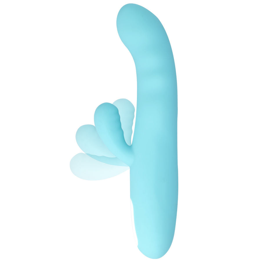 Mia - vibrateur rotatif eiffel turquoise bleu