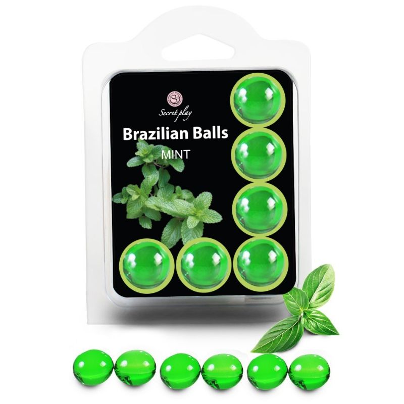 Secret Play - Boules de Massage Menthe Brazilian Balls x6
