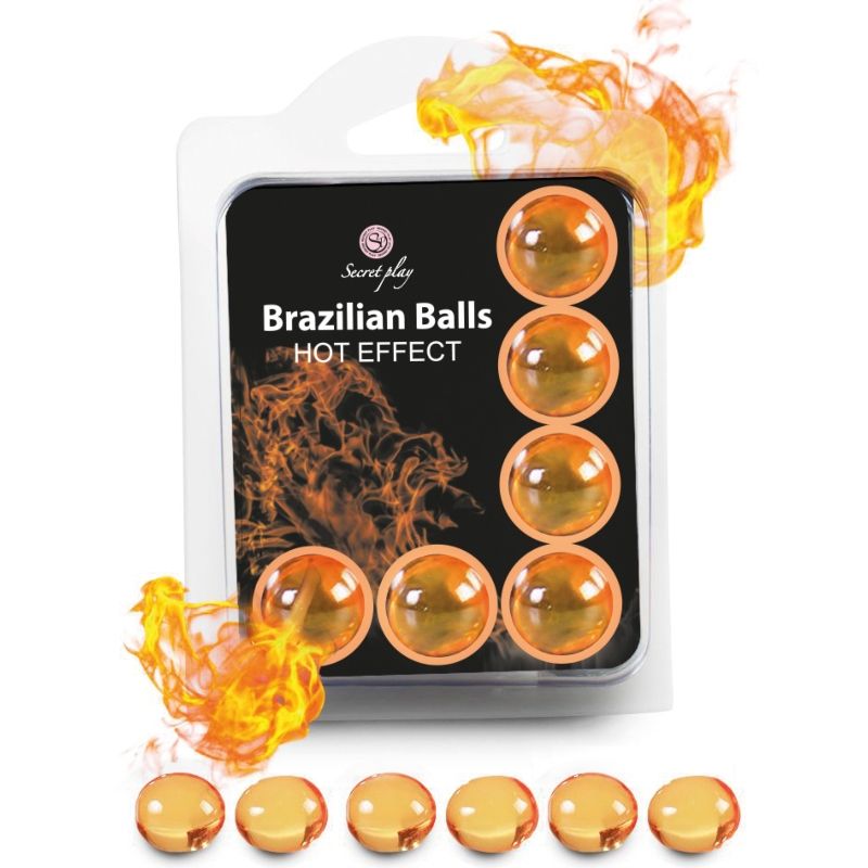 Secret Play - Boules de Massage Effet Chaud Brazilian Balls x6