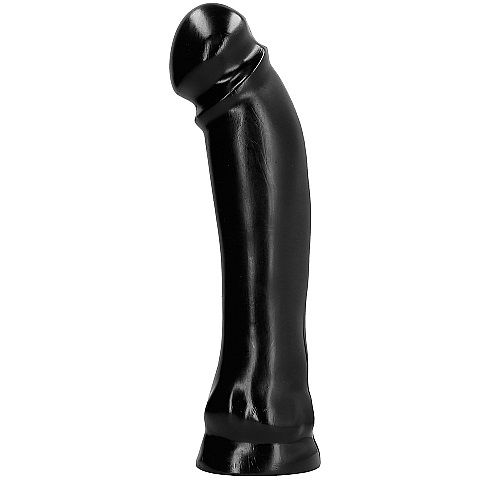 All Black - Gode Courbé XXL - 33 cm