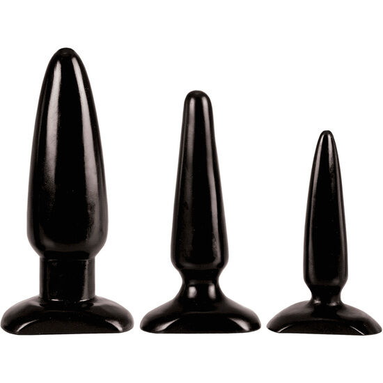 Kit Entraîneur Anal Colt 3 Plugs Progressifs - Calexotics
