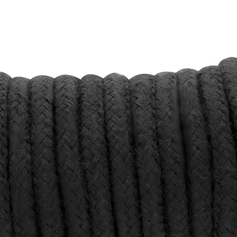 Darkness - Corde Bondage en coton 20m - Noir
