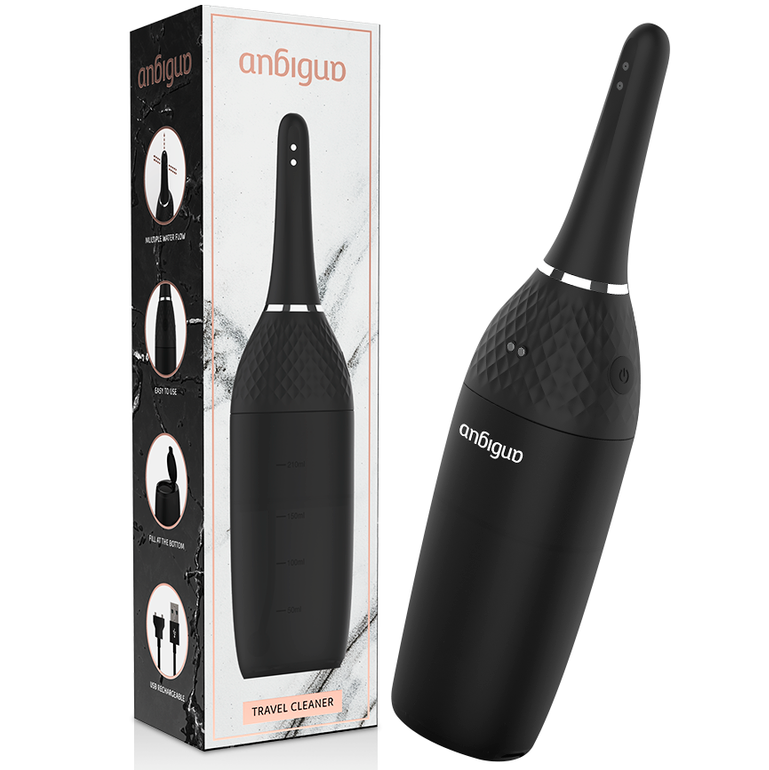 Anbiguo – Poire de Lavement Automatique à 5 Intensités – 210 ml