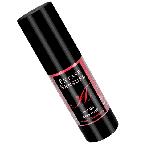 Huile Massage Chauffante Extase Sensual Fraise 35ml