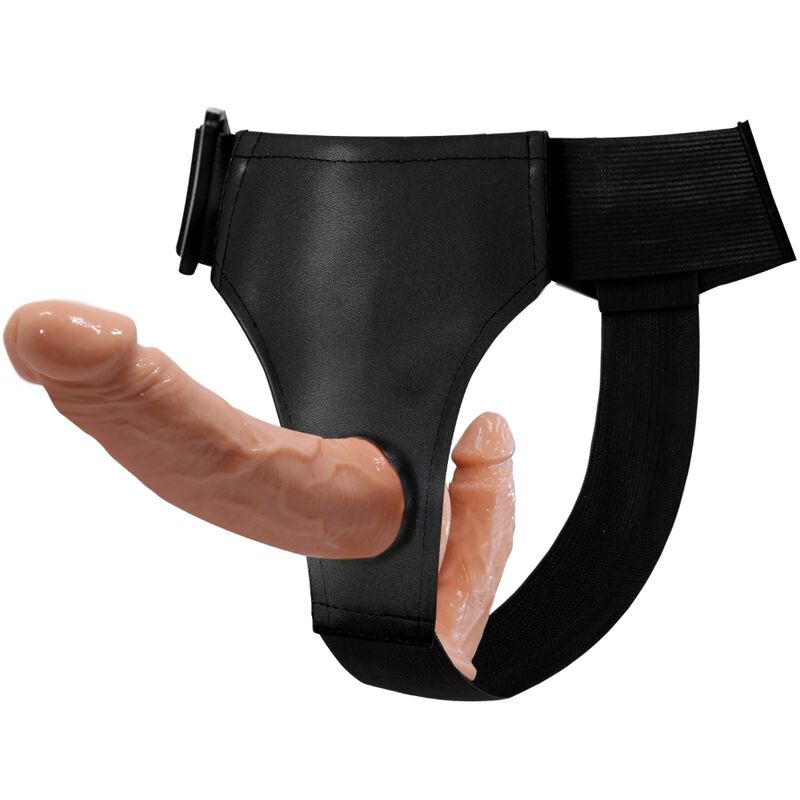 Baile - Double Gode Ceinture avec Harnais